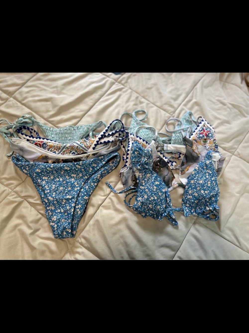 Four (4) String Bikini Summer Bundle | Used but Good Condition | $50 | Sz Small